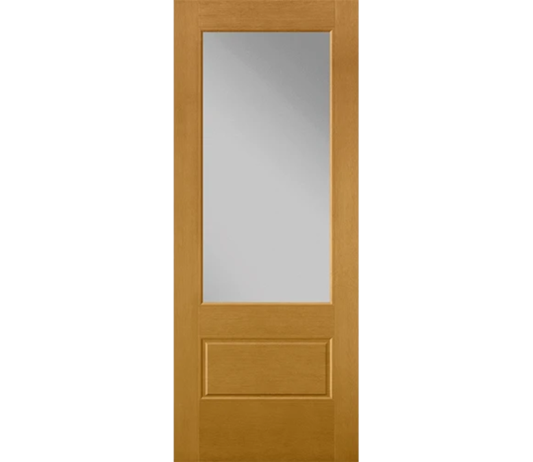  3 Quaters Light Fiberglass Entry Door