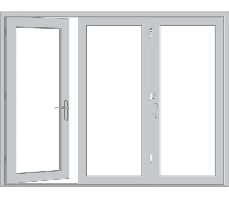  Pella Reserve Series Traditional Bifold Patio Door