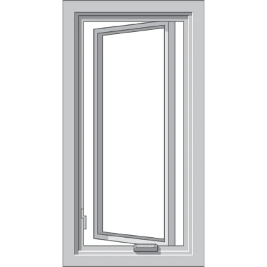  Pella Hurricane Shield Series Vinyl Casement Window