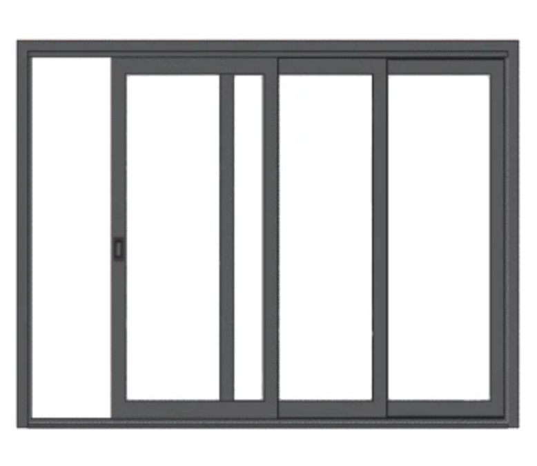  Pella Hurricane Shield Series Vinyl Multi-Slide Patio Door